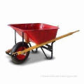 Wheelbarrow with 75L Water Capacity, Pb-free/UV-resistant Powder Coating and 16-inch x 4.00-8 Wheel